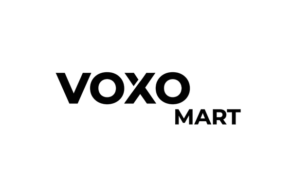 VOXO MART Logo - Large Black